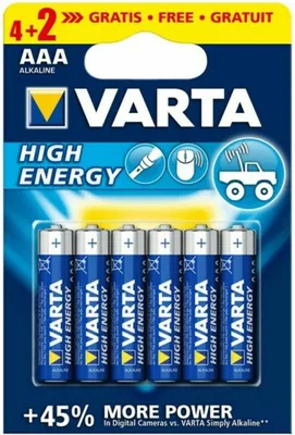 Image de Pile Varta 4903121436 AAA 6 uds