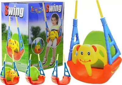 Produktbild von Wygodna Huśtawka Miś 3w1 Regulowana Kubełkowa 6m +