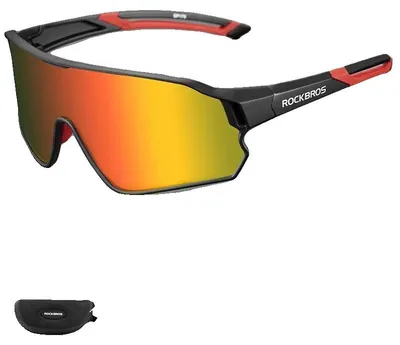 Produktbild von Fahrradpolarisierte Brillen, UV-Schutz, verstellbare Nasenpolster, 10135R, Polarisiert-a