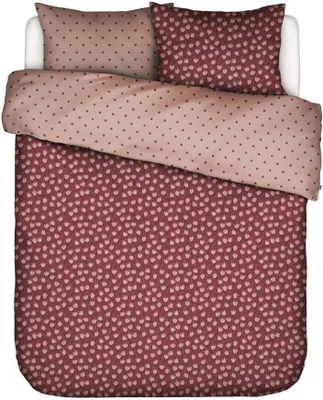 Produktbild von Covers & Co. Baumwoll-Bettwäsche-Garnitur Tulip Mania  Farbe Red Größe 155x220+80x80