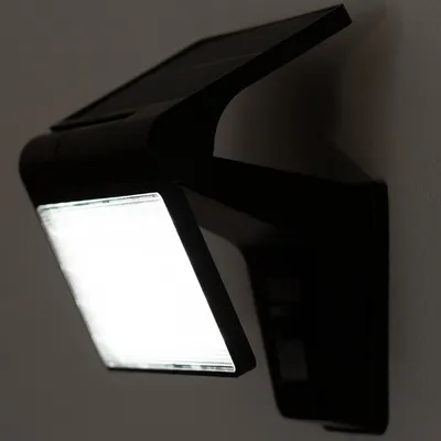 Obrázek produktu pro LUMILED solární lampa pro venkovní použití s detektorem pohybu 2 režimy solární nástěnné světlo IP44 solární světlo bezpečnostní nástěnné světlo nástěnná lampa venkovní světlo studená bílá