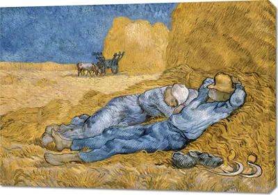 Immagine prodotto di Quadro 100x70 cm Siesta, Van Gogh Vintage per il salotto