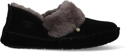Produktbild von Warmbat Barrine Suede Schwarz - Damen Hausschuhe - BAR341099