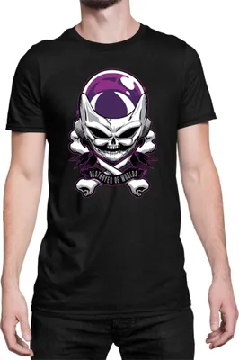 Zdjęcie produktu dla Męska Koszulka Dragon Anime Manga Ball Z Frieza 01, Man 3XL / Czarny