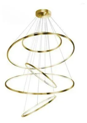 Produktbild von AZzardo LED-Pendelleuchte Rad XXL Gold AZ3138 190W 11400lm 3000K IP20 120cm Gold