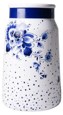 Obrázok produktu pre Heinen Delfts Blauw – Váza "Melkbus" v modrej farbe, stredná veľkosť
