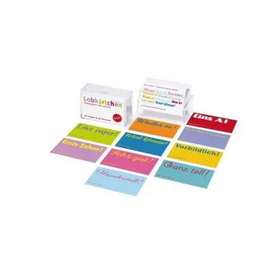 Produktbild von Lobkärtchen Kinder / 100 Papierkärtchen