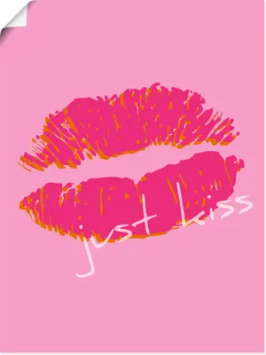 Produktbild von ARTland Poster Just kiss Größe: 30x40 cm