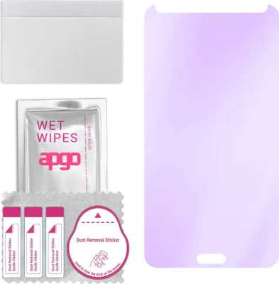 Produktbild von apgo Hybrid Schutzglas, kompatibel mit Samsung Galaxy Note 3, Anti-Blue, 9H Härte, toller Ersatz für Hartglas, kratzfester Displayschutzglas, Displayschutz, Full Glue