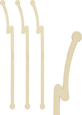 Produktbild von 200x Rührstäbchen "Blitz" aus Bambus 22cm