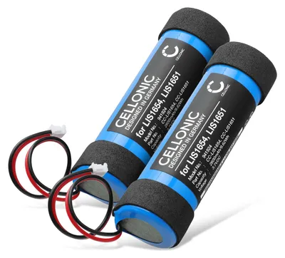 Produktbild von CELLONIC 2x Akku für Spielekonsole Kompatibel mit Sony CECH-ZCM2E, CECH-ZCM2U, PlayStation PS4 Move Motion Controller Version 2, LIS1651 - (2600mAh , 3.7V)