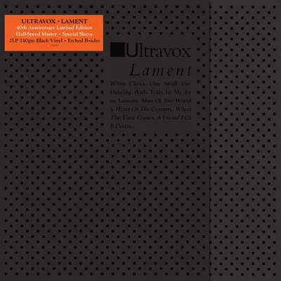 Zdjęcie produktu dla Ultravox - Lament (Reissue) (Limited Edition) (2 LP)