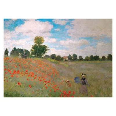 Productafbeelding van Mohnveld van Claude Monet, 1000 stukjes