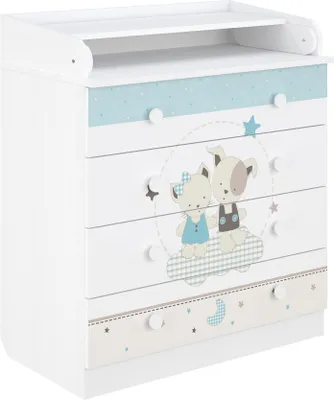 Produktbild von Wickelkommode 800 Shefa Kids, weiß, Besten Freunde