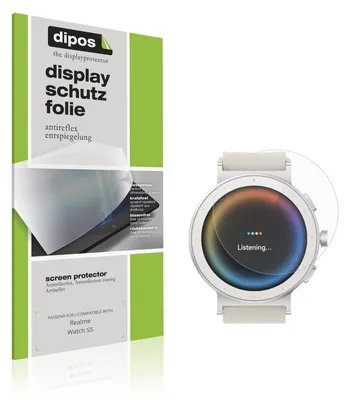 Produktbild von 6x Schutzfolie für Realme Watch S5 matt Displayschutzfolie Folie Display Schutz dipos