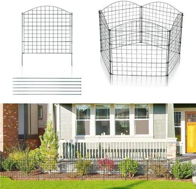 Produktbild von Metallenes Campingzaun 11-teilig Set