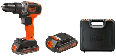 Immagine prodotto di Trapano Avvitatore a Percussione 2 Batterie Litio + Valigetta 18V BCD003C1