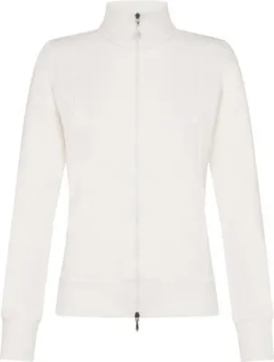Produktbild von Damen Sweatshirt mit Stehkragen, Zwei-Wege-Reißverschluss und Seitentaschen