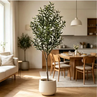 Produktbild von Kunstpflanze Olivenbaum 180 cm für Innenräume