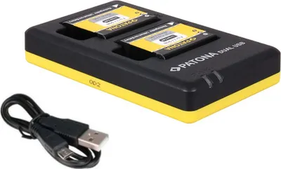 Produktbild von ARLI SET: 2x Akku für Olympus Li-90B Li 90B Li90b Tough TG1 TG6 + Dual Schnell Ladegerät + Kabel