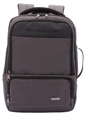 Produktbild von B Cavalli Rucksack, Schwarz, aus Polyester, mit Reißverschluss, mehreren Fächern und USB-Kabel