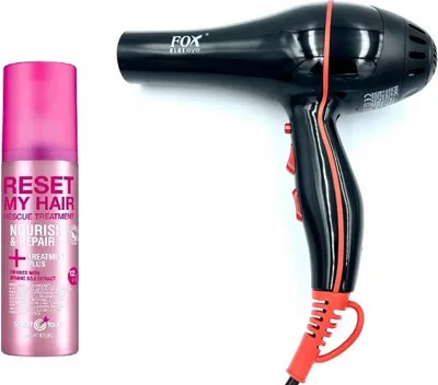 Zdjęcie produktu dla FOX Blue Eye Haartrockner stark schwarz + odżywka regenerująca