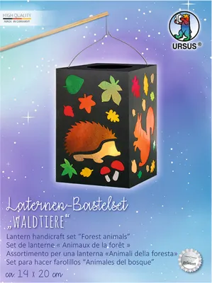 Produktbild von Laternen-Bastelset "Waldtiere"