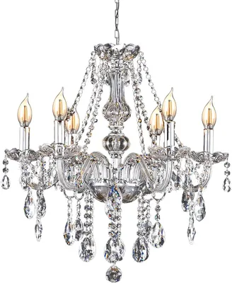 Produktbild von tooLight Kronleuchter 392183 Kristall Chrom 6-Lichtquelle E14 67,5X67,5X62Cm