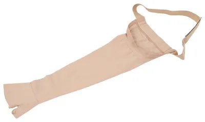 Imagen del producto de Muñequera postmastectomía, talla XXL, antiinflamatoria, alta elasticidad, compresión ergonómica y suave para linfedema, para la mano izquierda