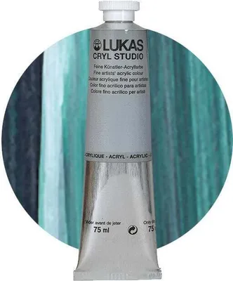Obrázok produktu pre Lukas Cryl Studio Akrylová farba Viridian (Phthalo) 75 ml 1 ks