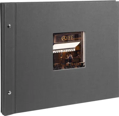 Produktbild von Goldbuch Schraubalbum Bella Vista Grau Leineneinband 39 x 31 cm