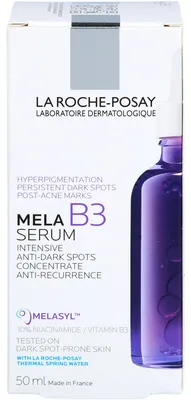 Produktbild von La Roche Posay Mela B3 Serum mit patentiertem Wirkstoff Melasyl gegen Pigmentflecken und Niacinamid, 50 ml Konzentrat
