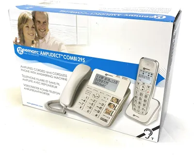 Obrázok produktu pre Geemarc AmpliDECT COMBI 295 Kombinovaný šnúrový telefón pre seniorov 30 dB (+telefónny automat+ ) a prídavný diktafón - nemecká verzia