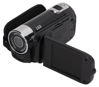 Zdjęcie produktu dla Cyfrowy aparat UHD 4K - Kompaktowa kamera wideo - 16x zoom - 48 MP zdjęcia - 2,7 cala LCD - Wbudowana lampa błyskowa - Kamkorder