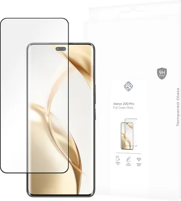Produktbild von Schutzfolie Honor 200 Pro - Panzerglas - Cazy - Schwarz