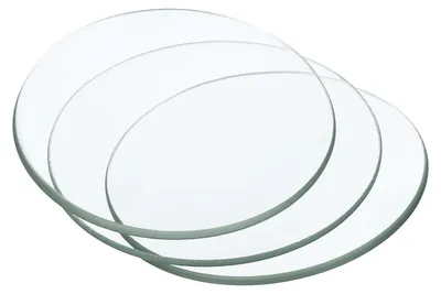 Uhrenglas 60 mm, 3 Stück, transparent, Laborabdeckung