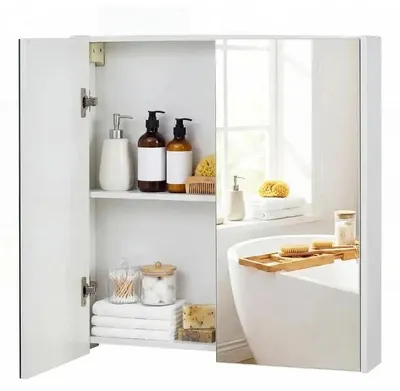 Produktbild von Wandmontierter Medizinschrank mit Doppelspiegeltüren