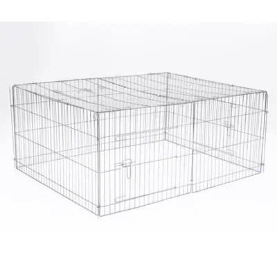 Obrázek produktu pro @Pet Haustiergehege Castle Outdoor 144x112x60 cm Metall