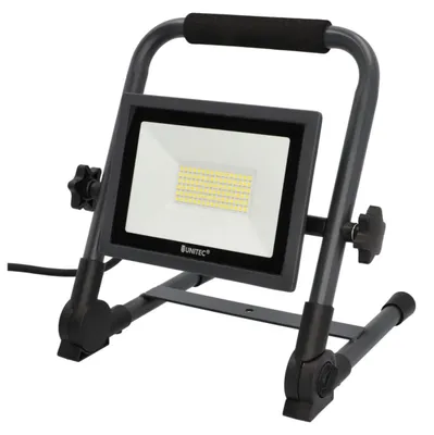 Produktbild von UniTec LED Baustrahler anthrazit tragbar 35 W 4250 lm