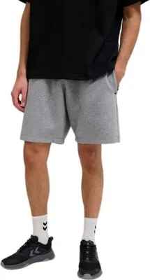 Produktbild von Hummel Hmltech Fleece Shorts - grey melange, Größe:L