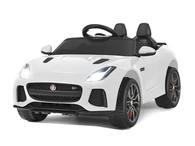 Image de Costway Costway Voiture électrique pour enfants avec histoires et musique & klaxon et phares & télécommande 2.4G Blanc