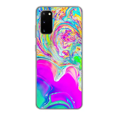 Obrázek produktu pro Kryt na mobilní telefon pro Samsung Galaxy S20 Umění - Barvy - Psychedelické Silikonové měkké pouzdro