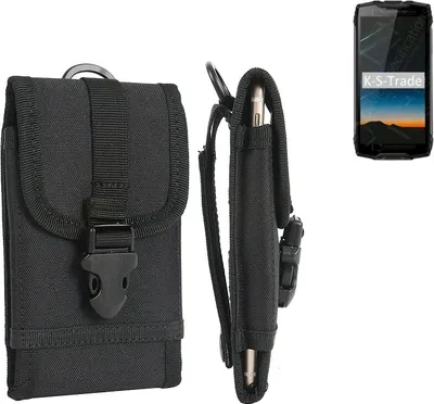 Produktbild von K-S-Trade Handyhülle kompatibel mit Blackview BV6800 Pro Gürteltasche Holster Handytasche Gürtel Tasche Schutzhülle Robuste Handy Schutz Hülle