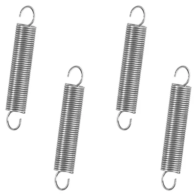 Zugfeder 35 mm, 90° Haken, Edelstahl, 0,6 mm Ø, 20 Stück