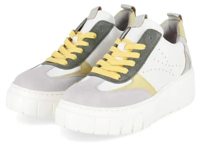 Productafbeelding van Gabor Damen plateau sneaker, beige, leer, maat: 41