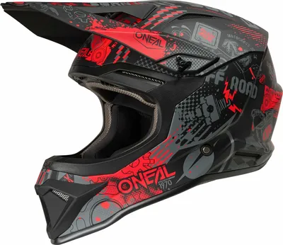 Obrázok produktu pre Prilba Oneal 1Srs Vibrant V.26 čierna/červená (634 cm) Veľkosť: 2XL