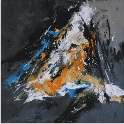 Produktbild von ARTland Wandbild Alu für Innen & Outdoor Abstrakt X Größe: 50x50 cm