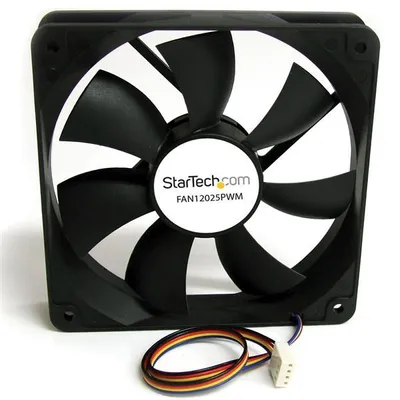 Image de StarTech.com Ventilateur pour boîtier d'ordinateur - connecteur PWM (modulation de largeur d'impulsion) 120x25mm - Boîtier d'ordinateur - Ventilateur - 12 cm - 39 dB - 40000 heures - -10 à 70 °C