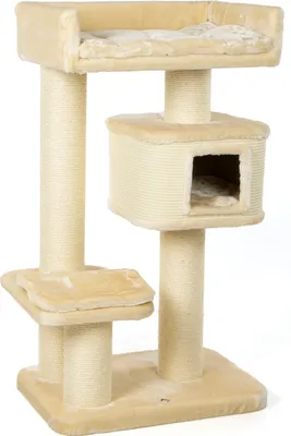 Produktbild von Kratzbaum Portland · beige · besonders große Sisalsäulen für große & schwere Katzen