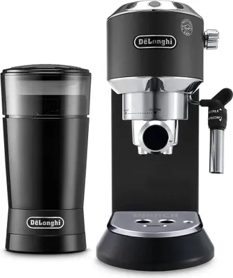 Zdjęcie produktu dla Delonghi Dedica Style EC685BK Ekspres do kawy z funkcją zatrzymania przepływu + zestaw do samodzielnego montażu